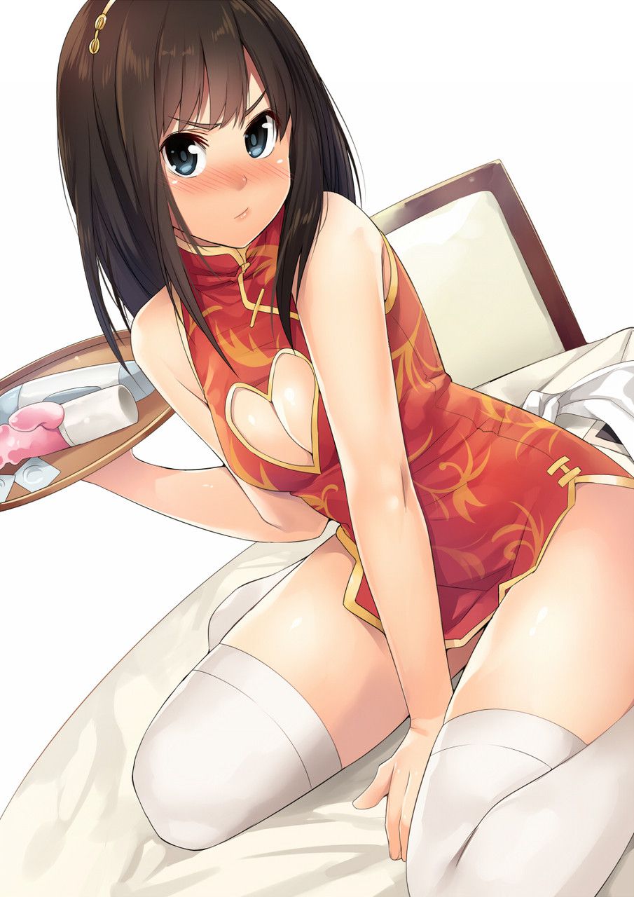【Secondary erotic】 Here is an erotic image of a girl with attractive thighs in China clothes 19