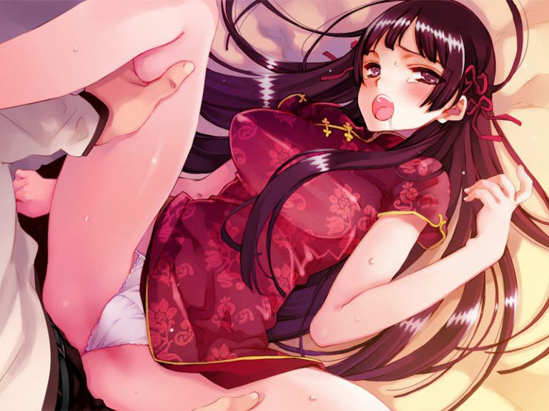 【Secondary erotic】 Here is an erotic image of a girl with attractive thighs in China clothes 26