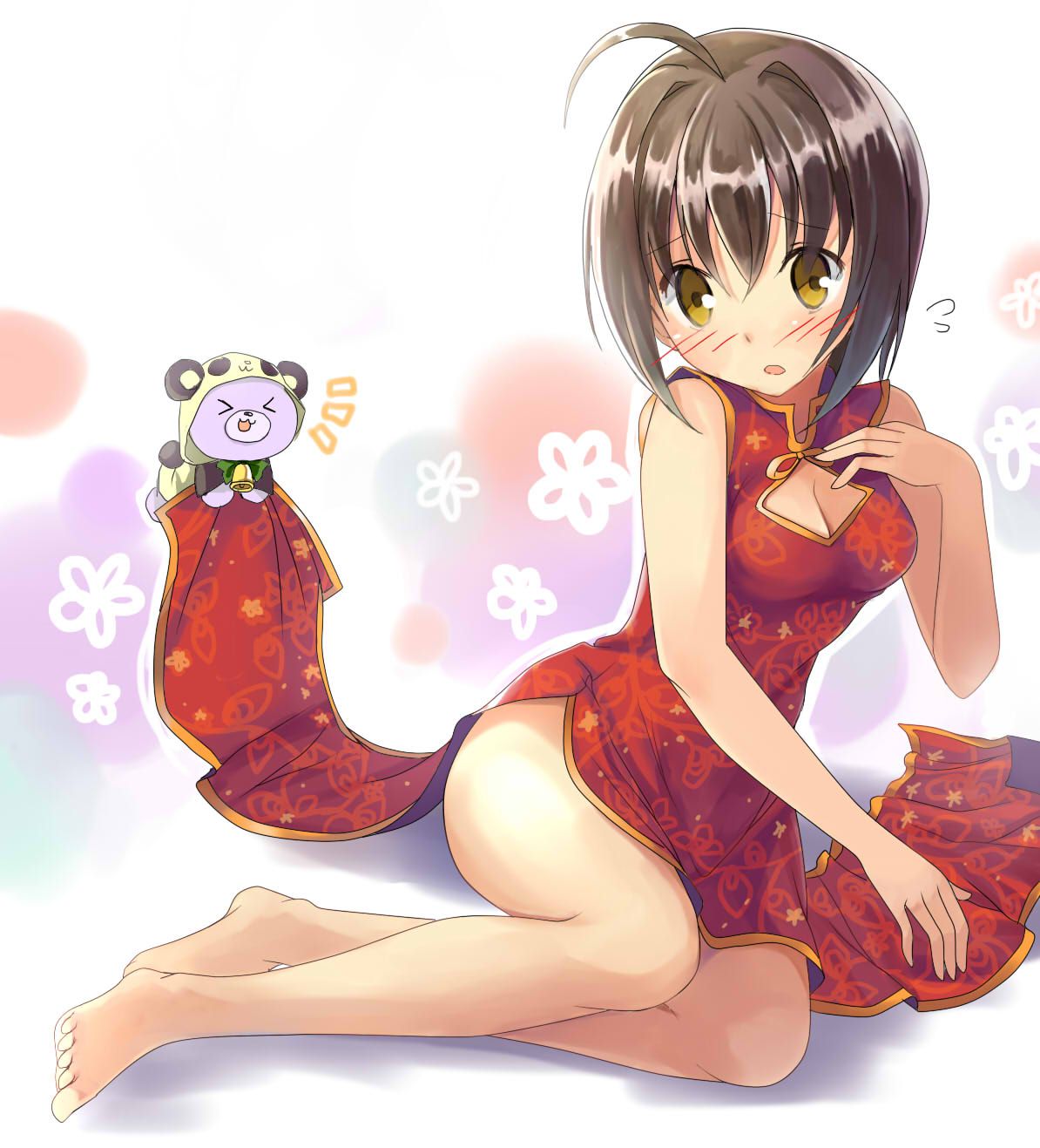 【Secondary erotic】 Here is an erotic image of a girl with attractive thighs in China clothes 8
