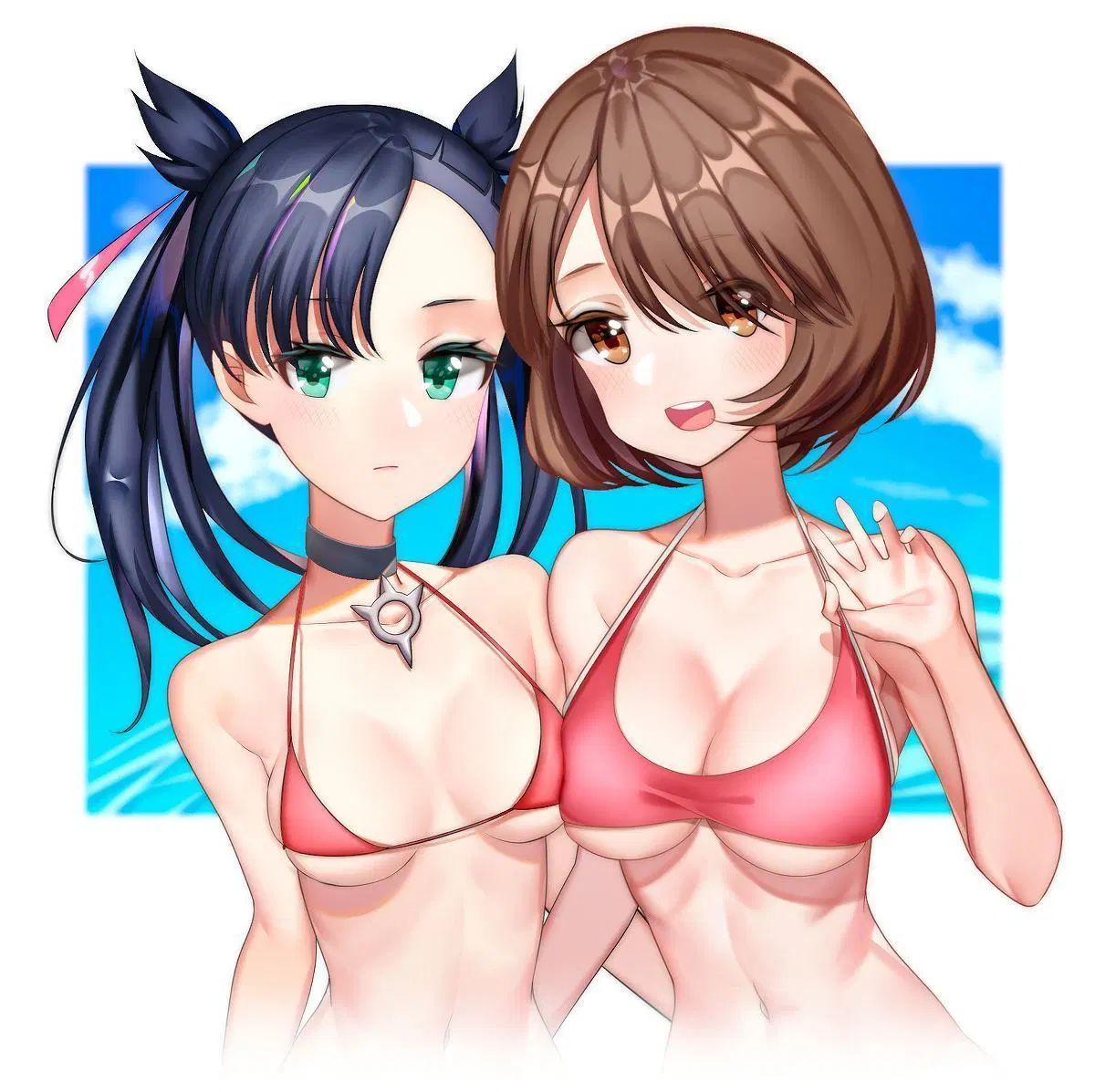 [Secondary Erotic] Pokemon Sword Shield Female Protagonist Yuri Erotic Image Summary [30 Sheets] 13