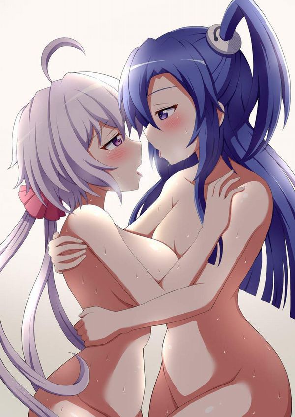 【Secondary erotic】 Here is a lez image where girls are hugging each other naked 1