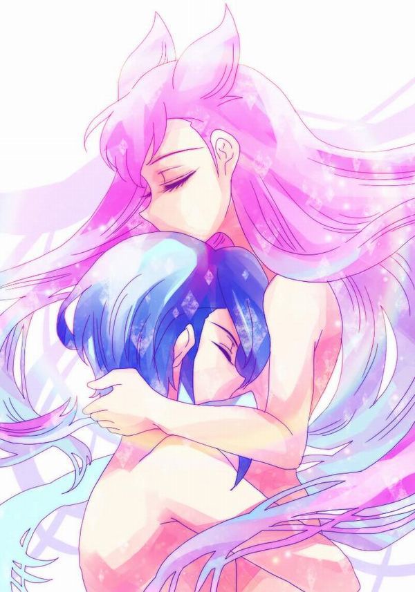 【Secondary erotic】 Here is a lez image where girls are hugging each other naked 21