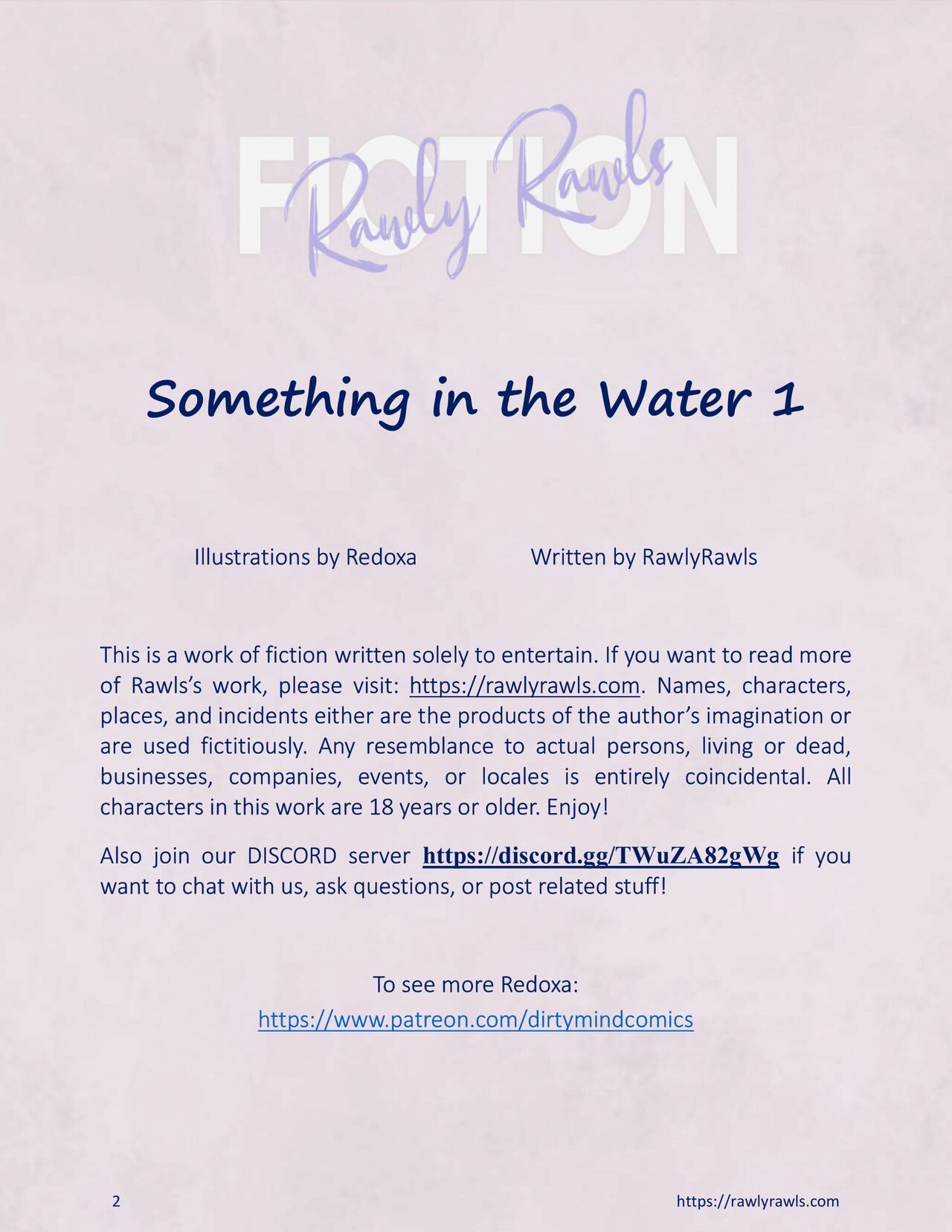 There's Something in the Water Chapter 1: Rawly Rawls Fiction 2