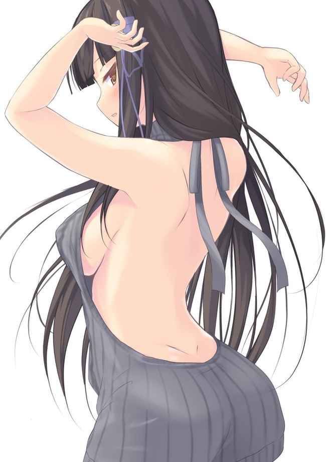 Erotic anime summary Erotic image collection of beautiful girls wearing sweaters that kill virgins [40 sheets] 7