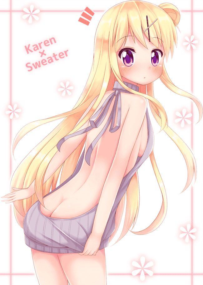 Erotic anime summary Erotic image collection of beautiful girls wearing sweaters that kill virgins [40 sheets] 8