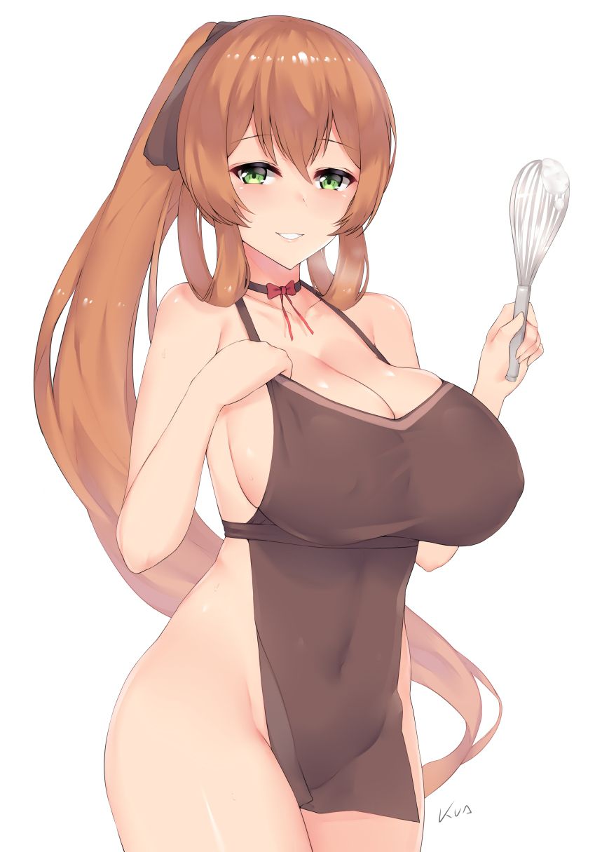 Two-dimensional erotic image of naked apron. 16