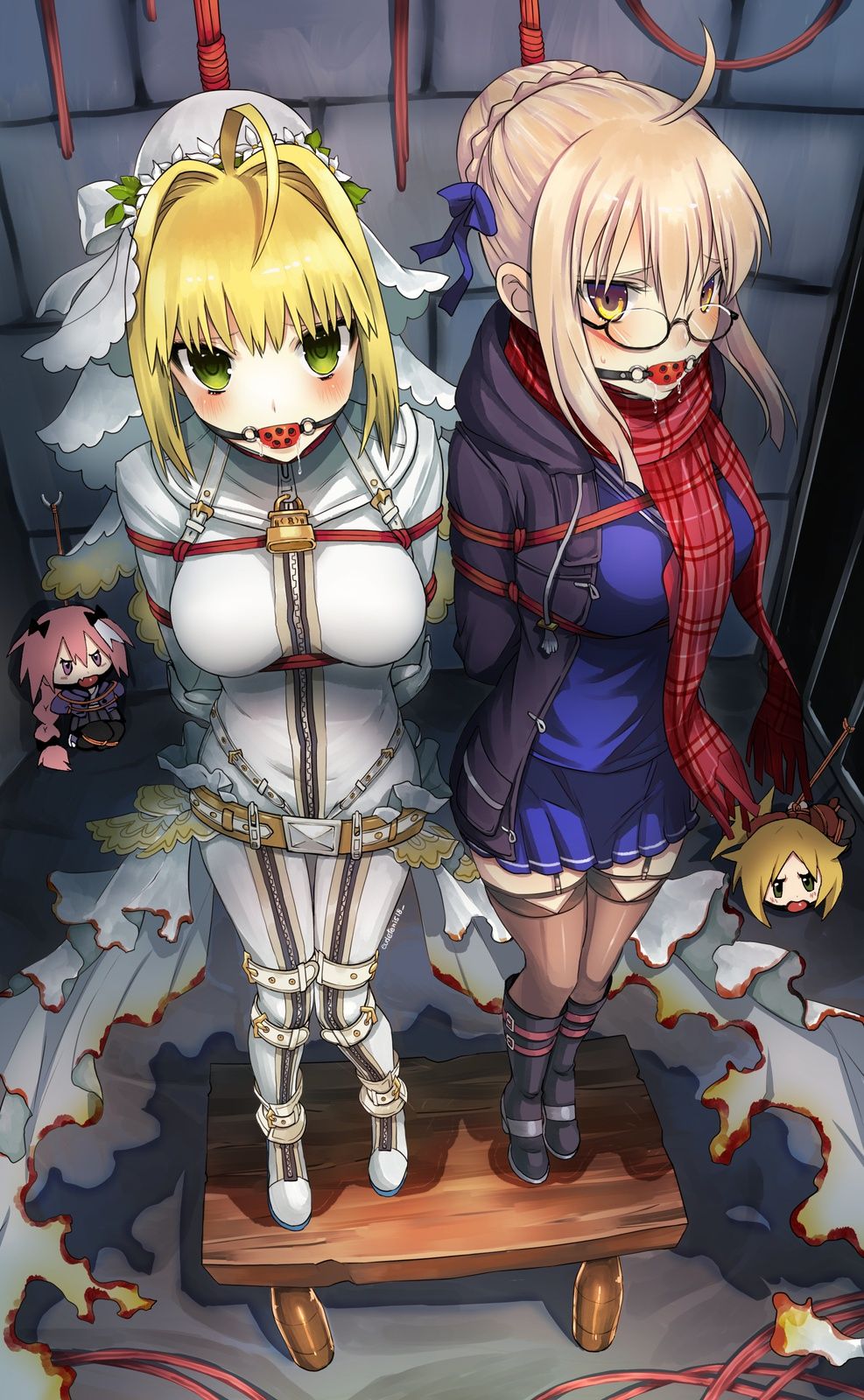 Fate: A do erotic through image that is becoming saber's iki face 18