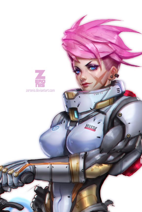 【Overwatch】The image that comes through erotic that is the face of Zaria 16
