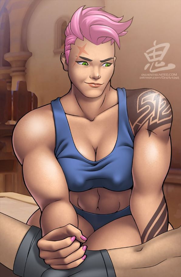 【Overwatch】The image that comes through erotic that is the face of Zaria 29
