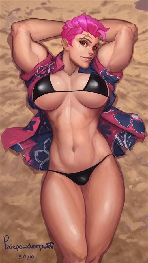 【Overwatch】The image that comes through erotic that is the face of Zaria 8