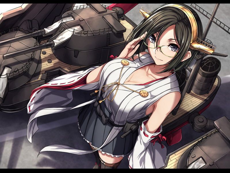 [Fleet Collection Erotic Cartoon] Immediately pull out in kirishima's service S ● X! - Saddle! 7