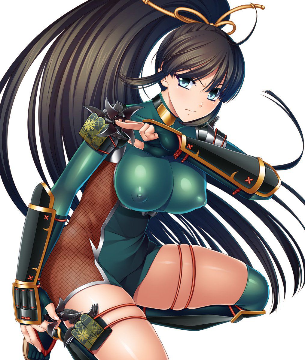 Secondary erotic erotic image summary of female ninja Kunoichi wearing a lewd costume 2