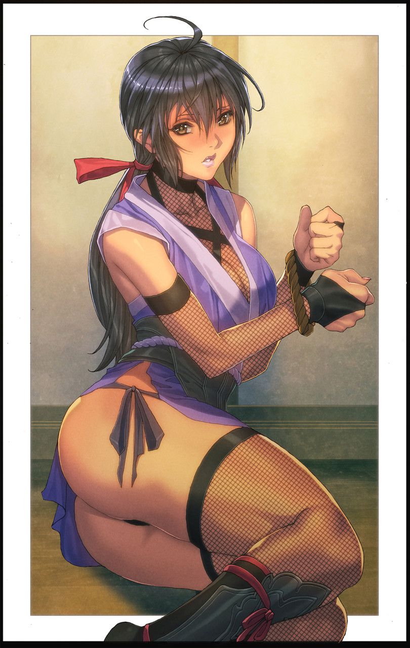 Secondary erotic erotic image summary of female ninja Kunoichi wearing a lewd costume 22