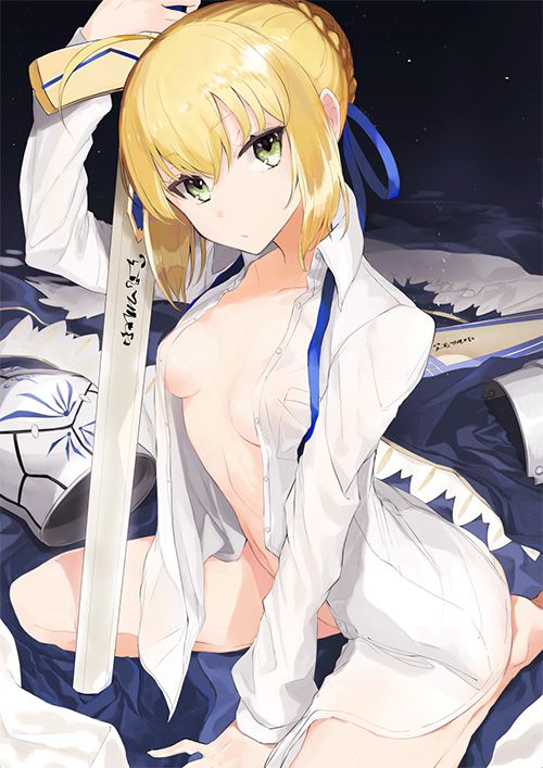 Erotic anime summary erotic images of beautiful girls in naked shirts [50 photos] 15