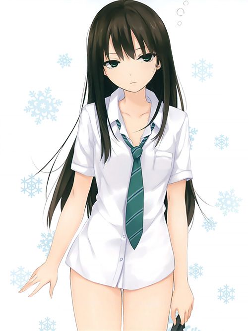 Erotic anime summary erotic images of beautiful girls in naked shirts [50 photos] 34