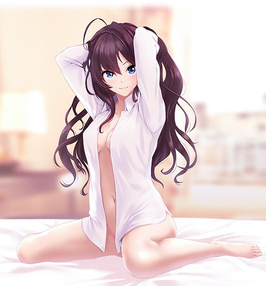 Erotic anime summary erotic images of beautiful girls in naked shirts [50 photos] 41