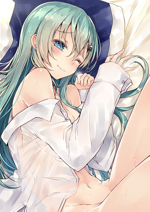 Erotic anime summary erotic images of beautiful girls in naked shirts [50 photos] 6