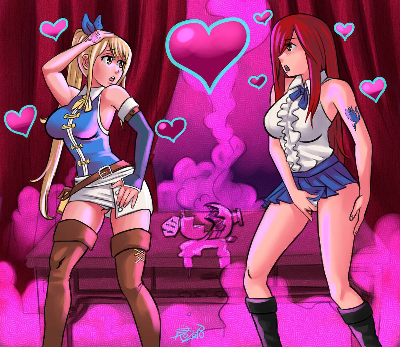 [Psicoero] Lesbian Love Potion (Fairy Tail) 10
