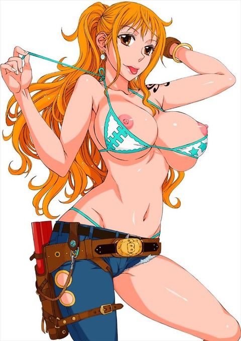 One piece Erotic image summary that makes you want to go to the world of 2D and make you want to with Nami 15