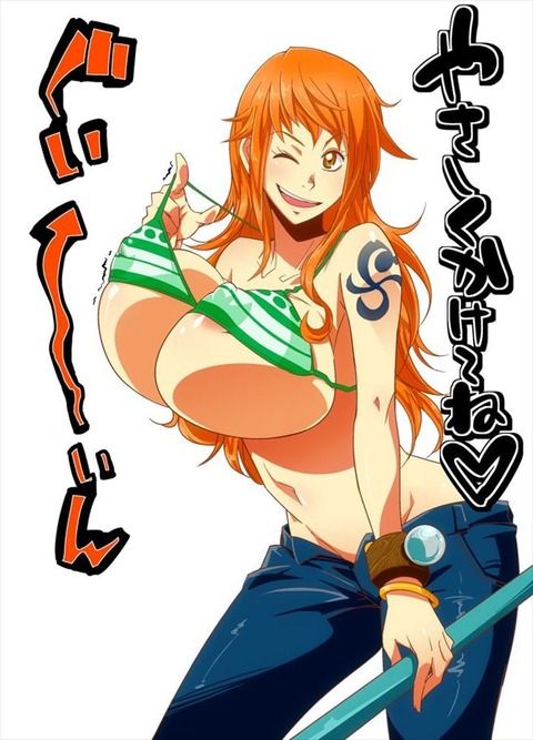One piece Erotic image summary that makes you want to go to the world of 2D and make you want to with Nami 17