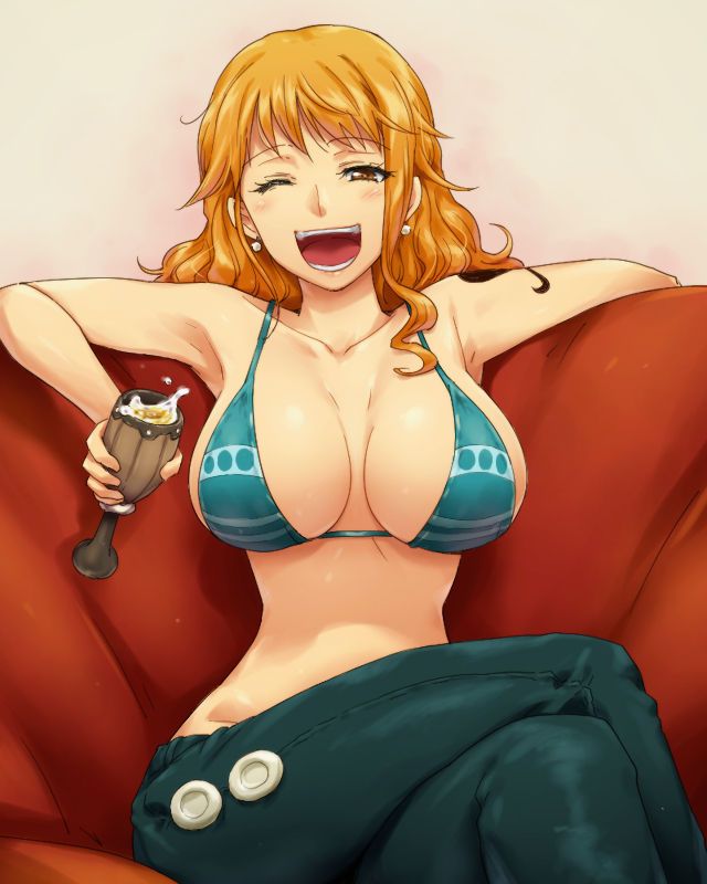 One piece Erotic image summary that makes you want to go to the world of 2D and make you want to with Nami 3