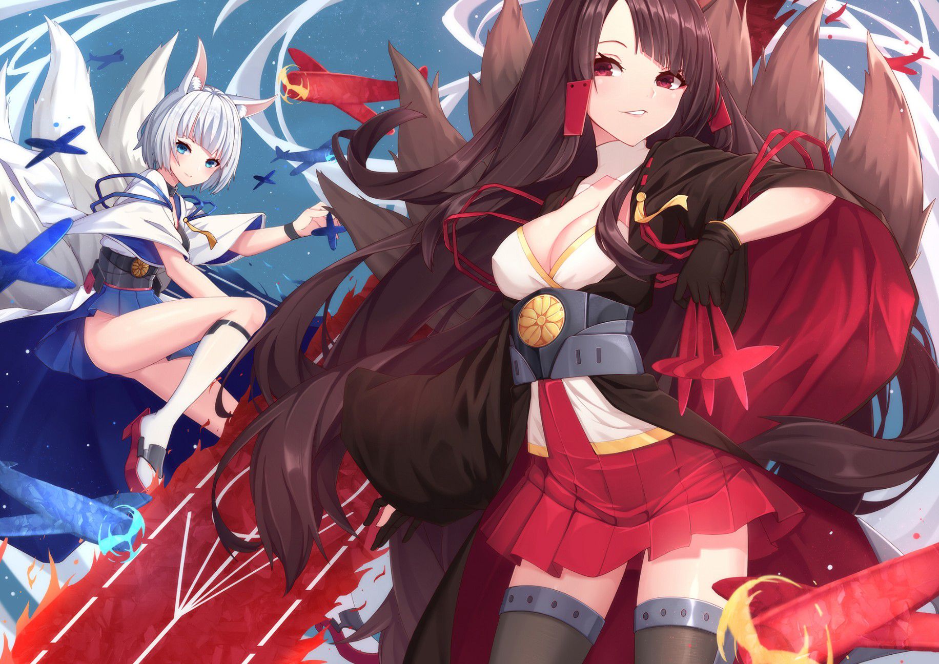 【Azur Lane】 Secondary erotic image that can be made into Kaga's onaneta 8