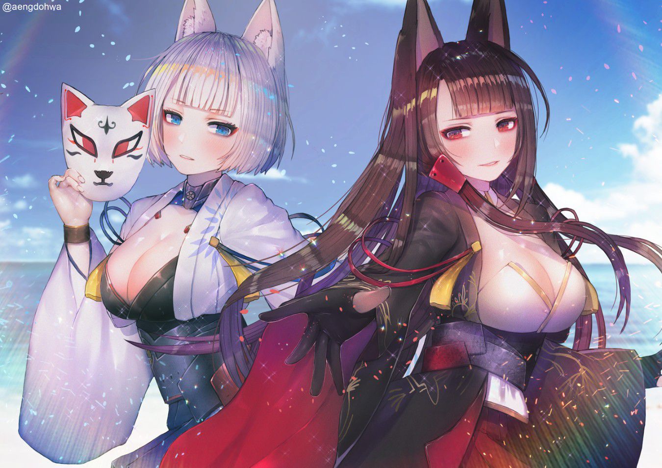 [Azur Lane] erotic image summary that makes you want to go to the world of two dimensions and make you want to with Kaga 17