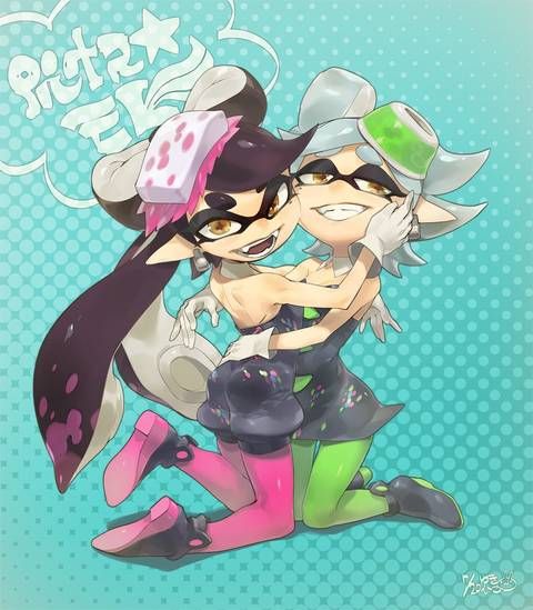 【Splatoon】Cute erotica image summary that comes through with squid-chan's echi 15
