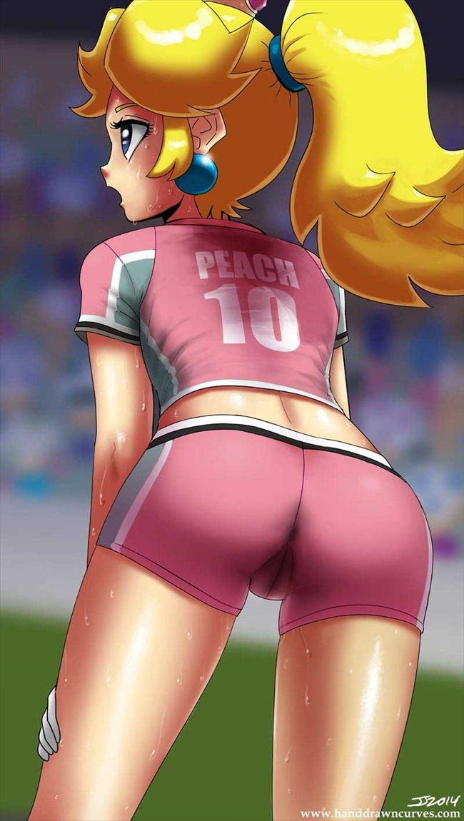 【Super Mario】Princess Peach's Free Secondary Erotic Images 1