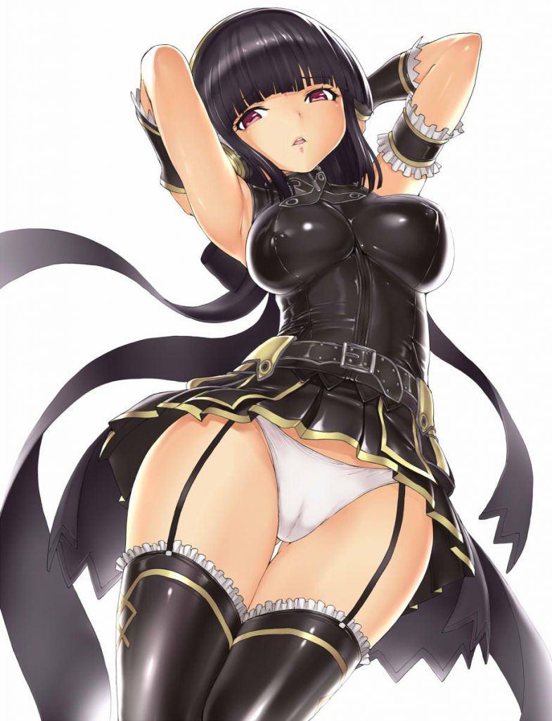 【Secondary】Horny image of a cute girl with a messy girl of a garter belt 20