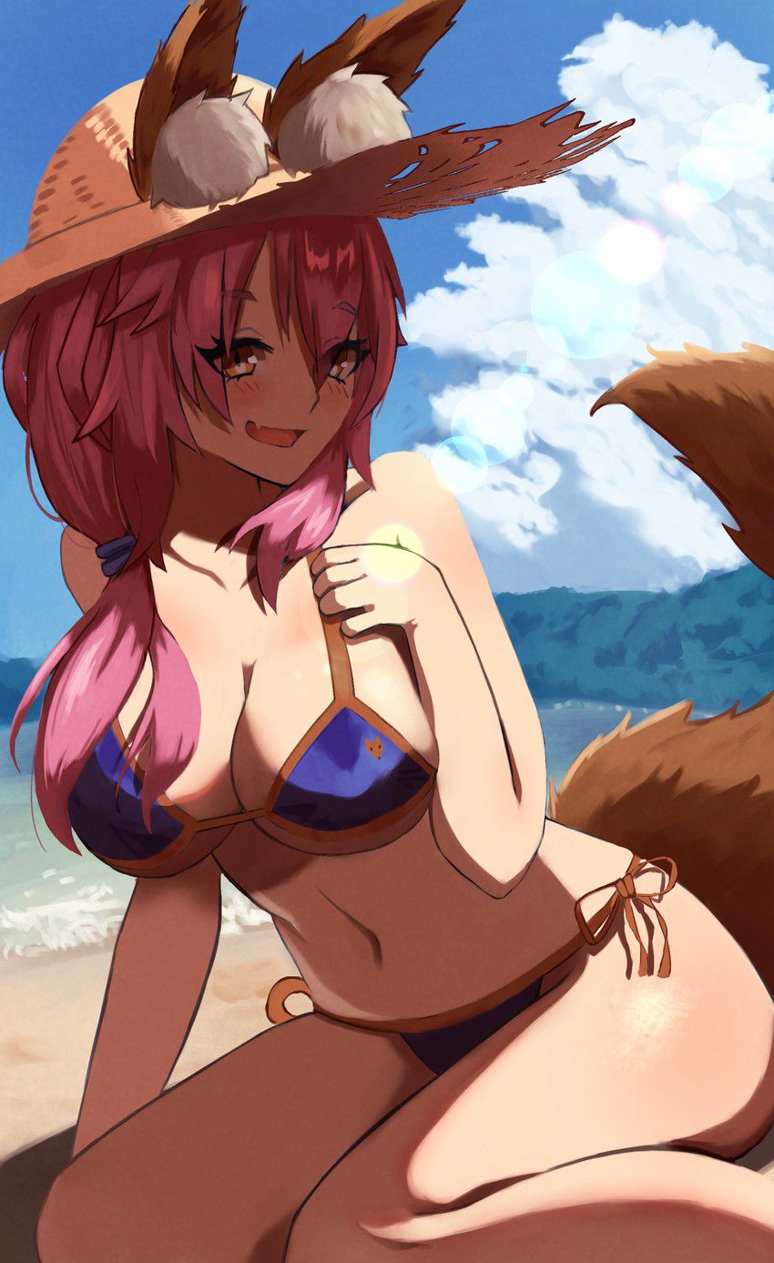full of erotic secondary erotic images in front of Tamamo! 【Fate Grand Order】 11