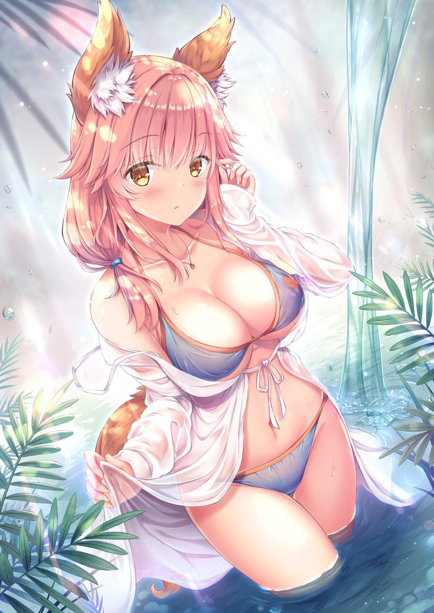 full of erotic secondary erotic images in front of Tamamo! 【Fate Grand Order】 9