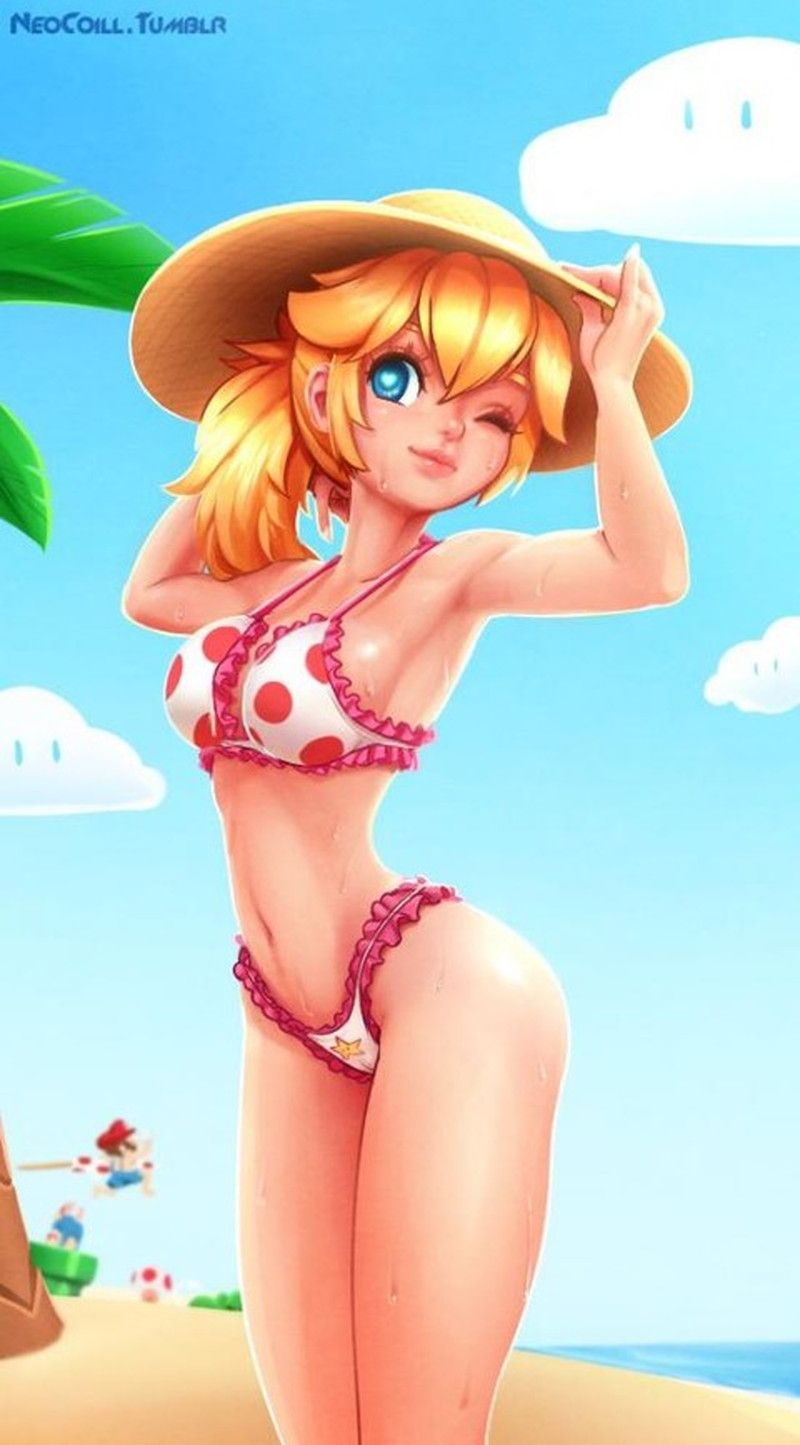 [Super Mario] Princess Peach's unprotected and erotic secondary Echi image summary 15