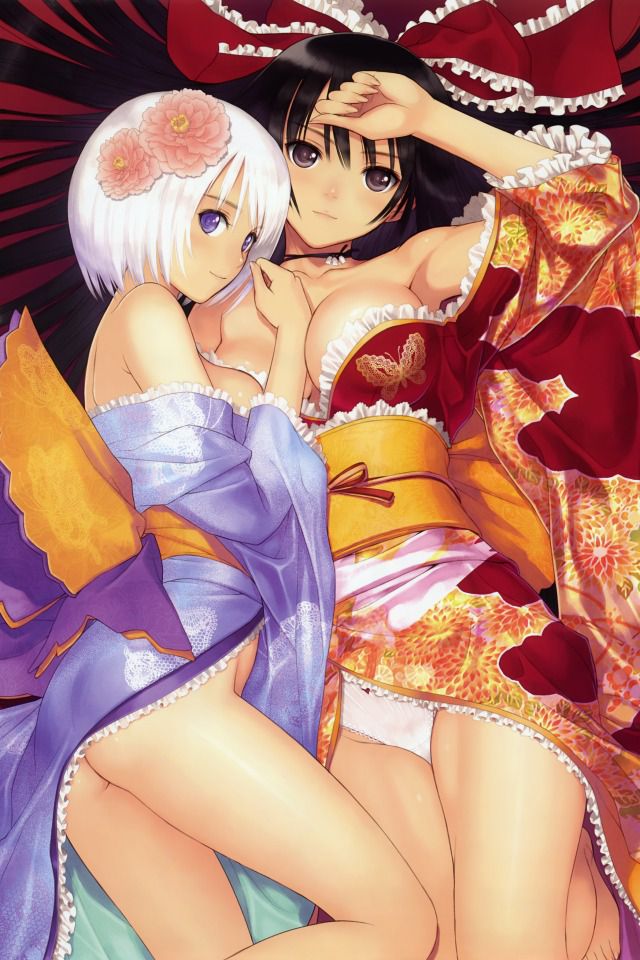 Erotic anime summary: Erotic images that japanese clothes girls are disturbed [secondary erotic] 31