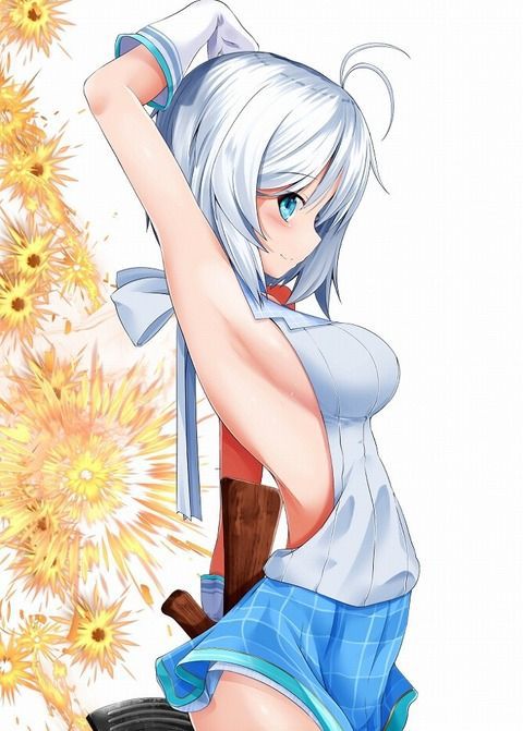 [Erotic anime summary] VTuber Den brain girl Shiro's erotic image collection is here [50 sheets] 46