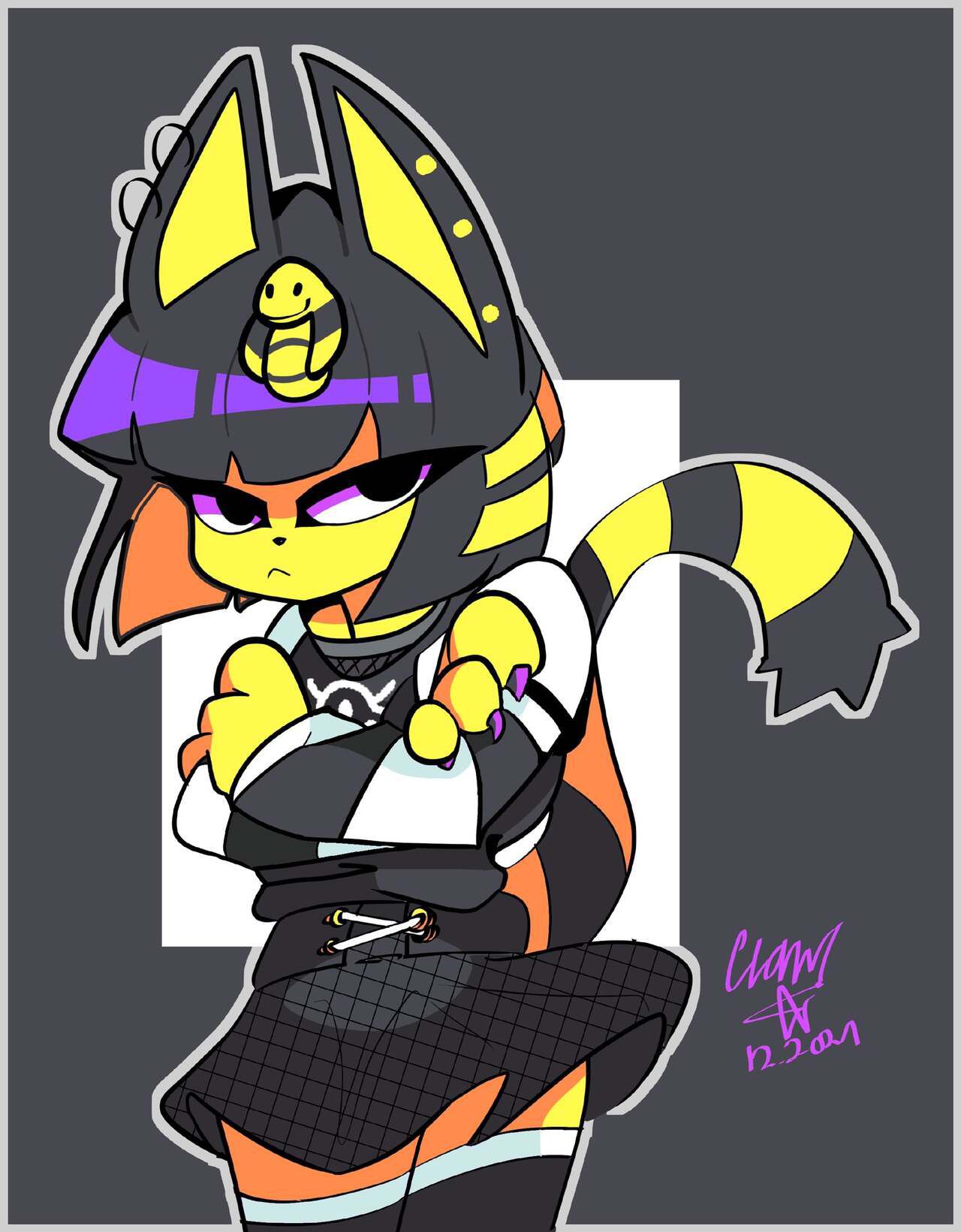 (Animal Crossing) Gothic Ankha fanarts 42