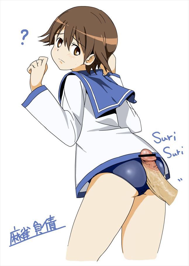 I love the secondary erotic image of Strike Witches. 14