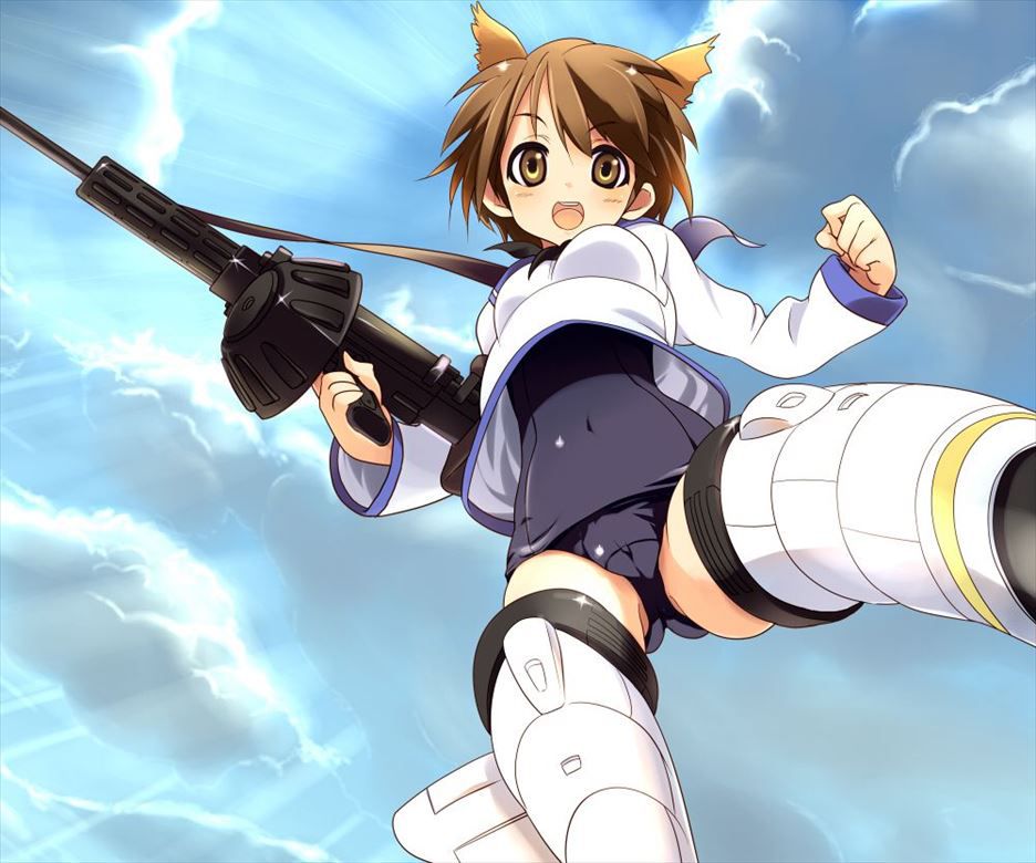 I love the secondary erotic image of Strike Witches. 15