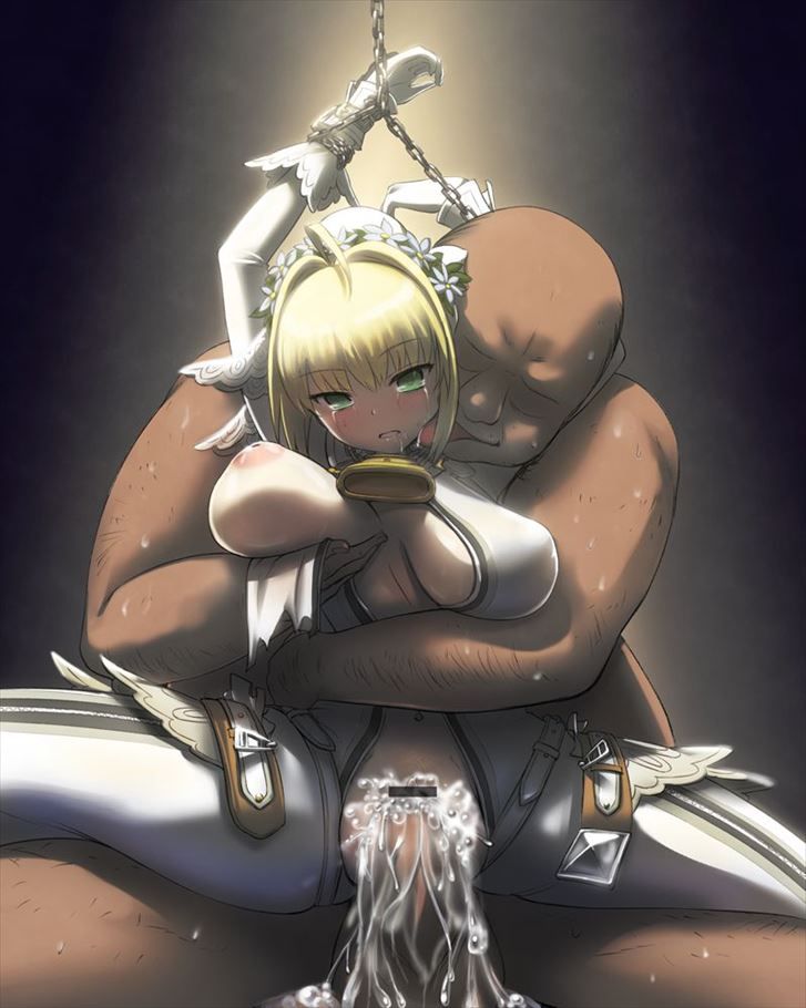 Erotic image of Saber's desperate sexy pose! 【Fate】 2