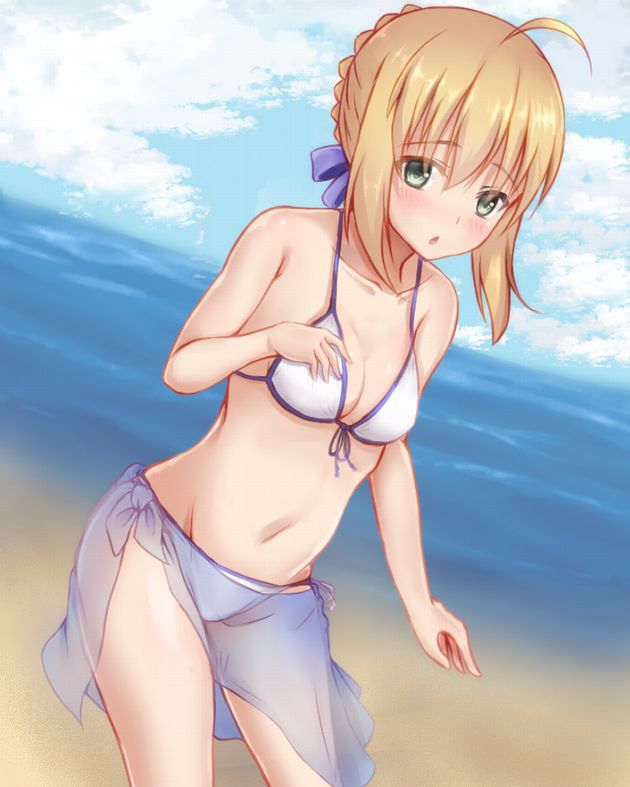 Erotic image of Saber's desperate sexy pose! 【Fate】 24