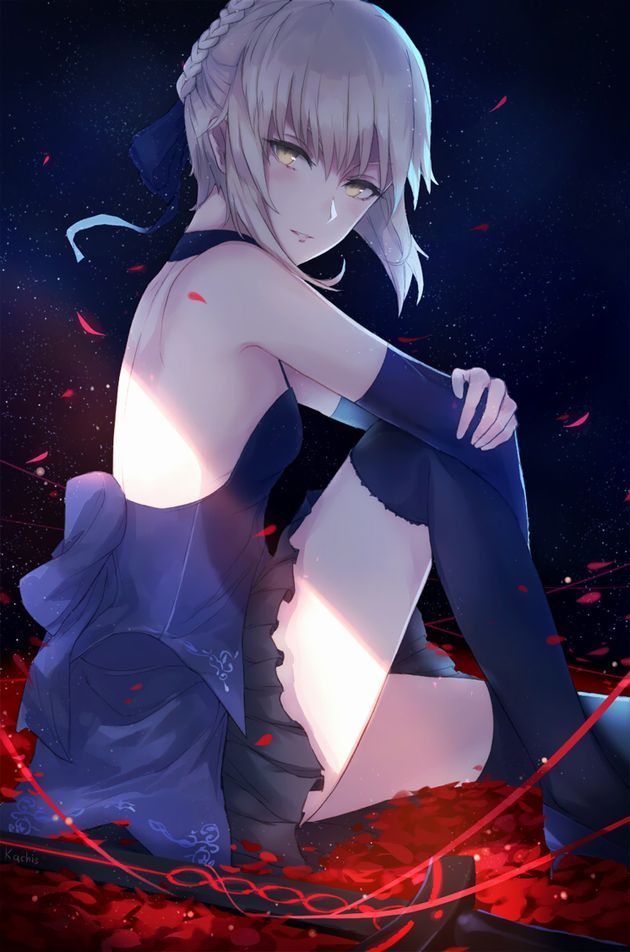 Erotic image of Saber's desperate sexy pose! 【Fate】 9