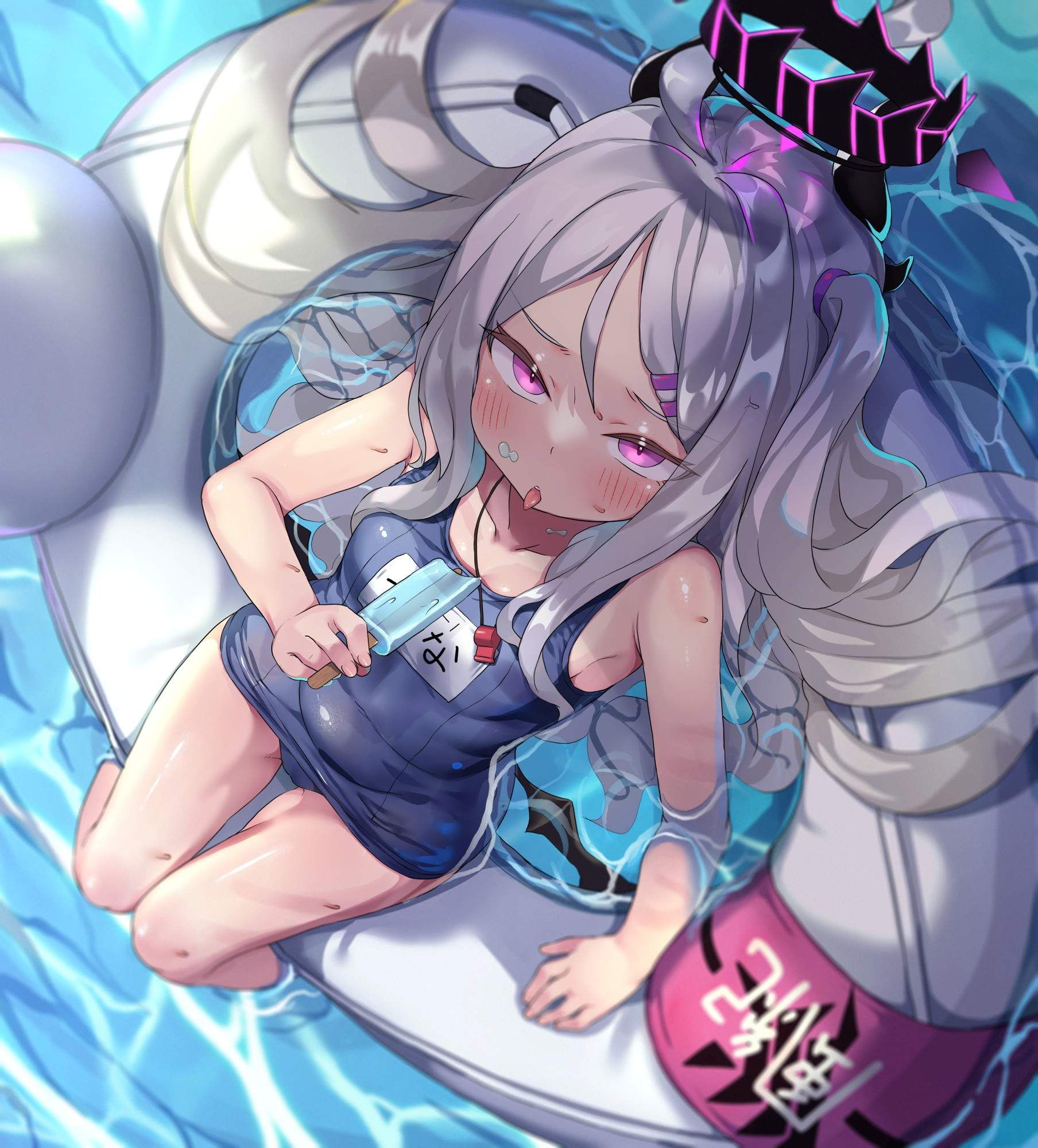 Dark blue school swimsuit and cute loli combination moe image ♪ (22) 14