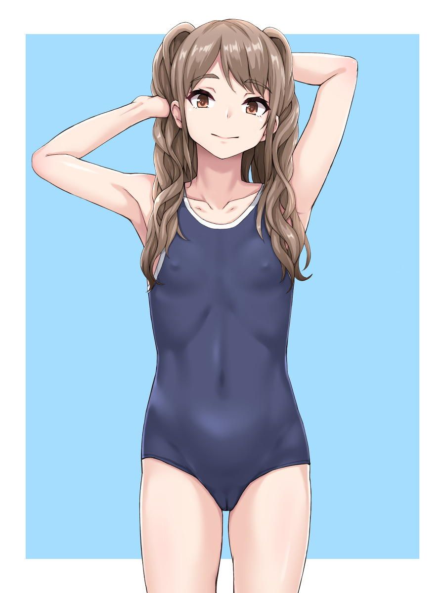 Dark blue school swimsuit and cute loli combination moe image ♪ (22) 20