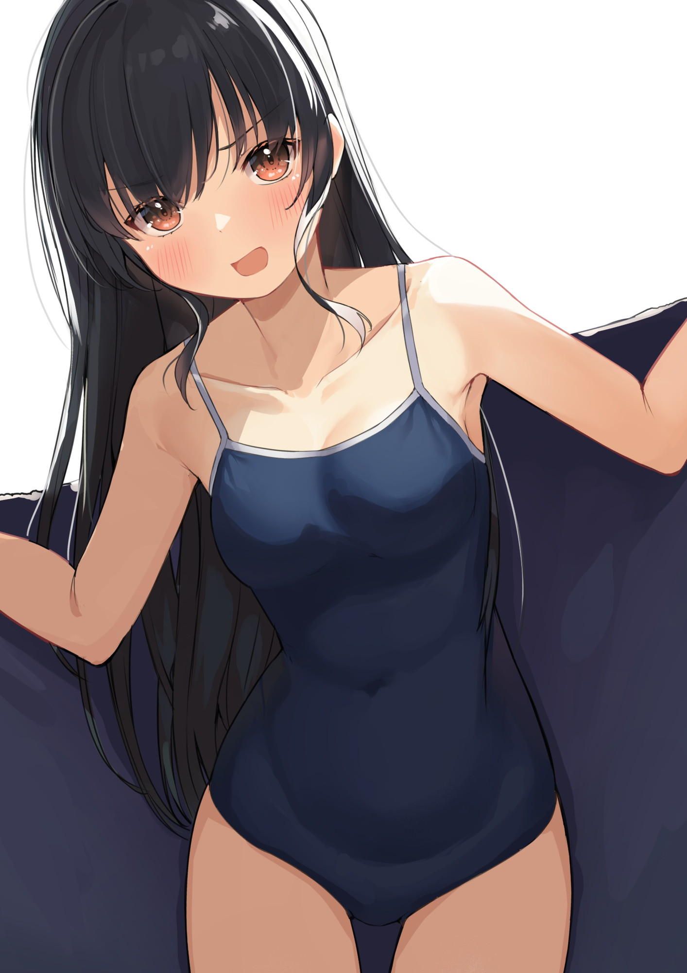 Dark blue school swimsuit and cute loli combination moe image ♪ (22) 28