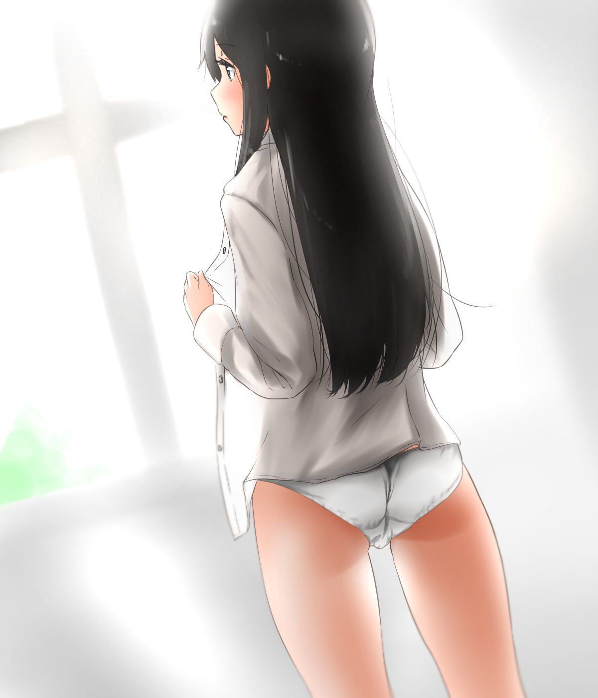 Erotic anime summary Erotic image collection of beautiful girls and beautiful girls with full pants because there is no skirt [50 pieces] 19