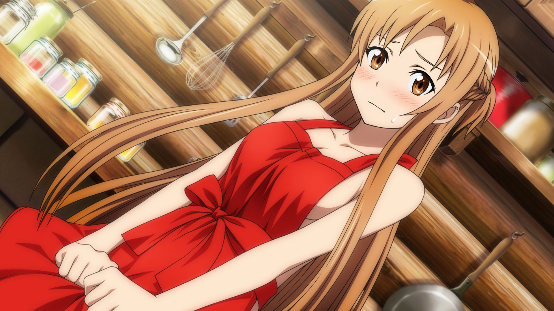 Erotic anime summary: Beautiful girls in naked aprons that are inevitable for etch immediately [50 pieces] 22