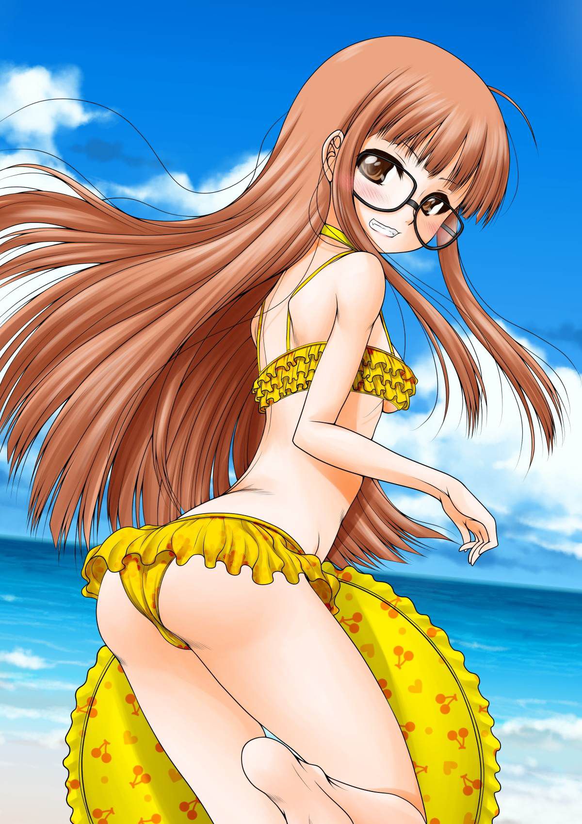 [Persona] erotic image that Sakura Futaba who wants to appreciate according to the erotic voice of the voice actor 17