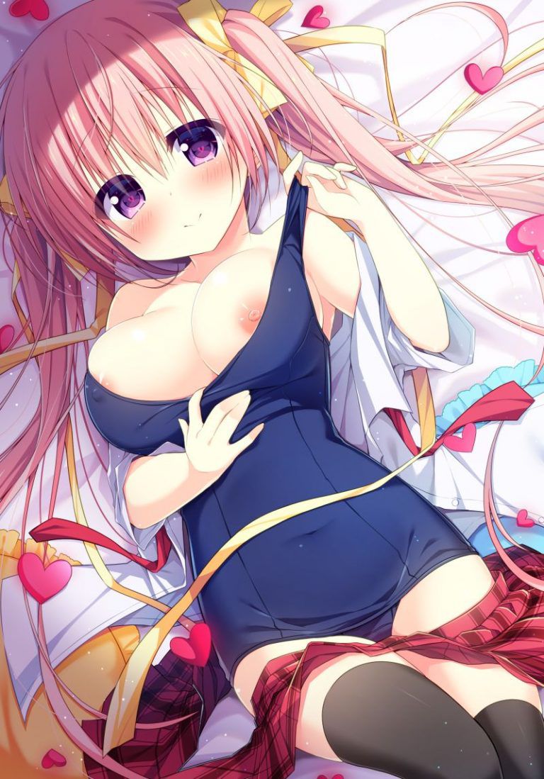 Erotic anime summary Beautiful girls wearing doskebe swimsuit suku water with a full line of the body in Pichi pichi [secondary erotic] 22