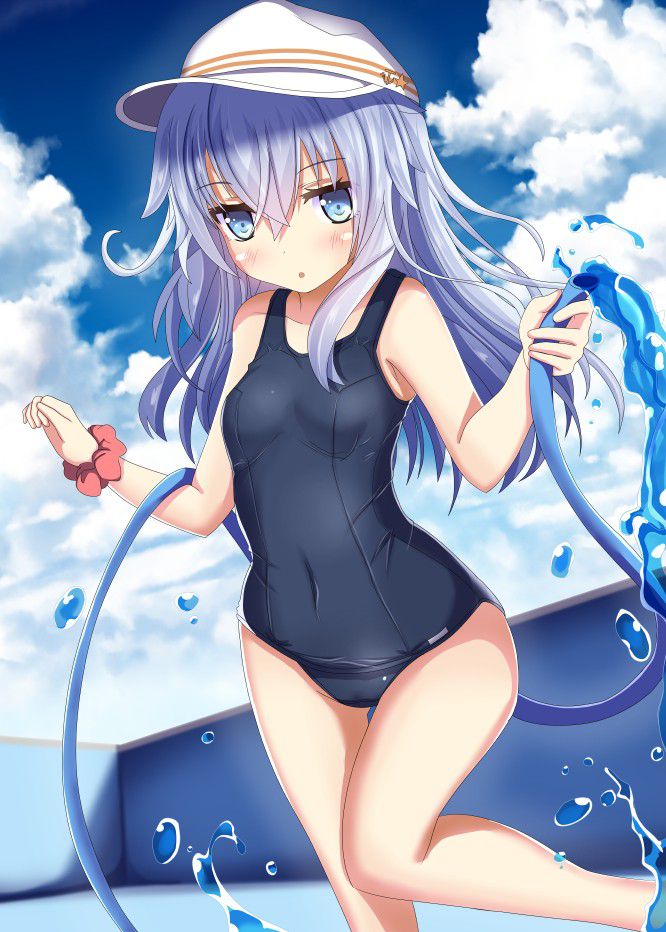 Erotic anime summary Beautiful girls wearing doskebe swimsuit suku water with a full line of the body in Pichi pichi [secondary erotic] 24