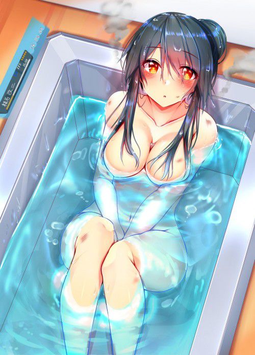 Erotic image of a girl taking a bath where you can legally see naked [50 pieces] 48